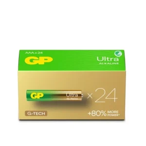GP Ultra Alkalisk batteri 1,5v AAA 24pk