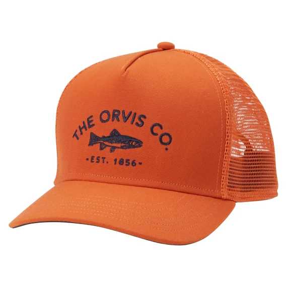 Orvis Co Trucker Cap Red Clay - Image 2