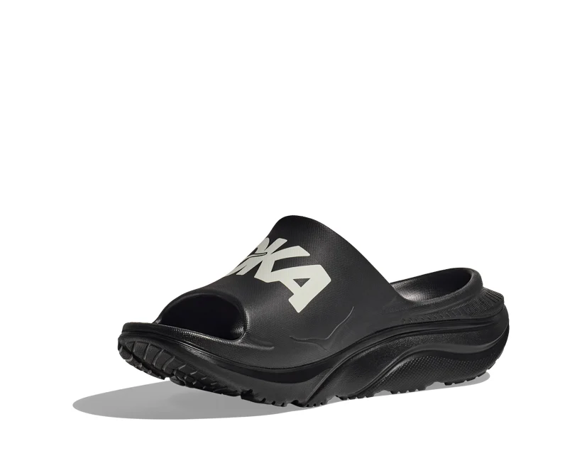 Hoka U ORA ATHLETIC SLIDE Black / White - Image 5