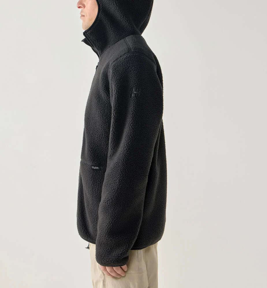 Haglöfs Funäs Pile Hood Men True Black - Image 5