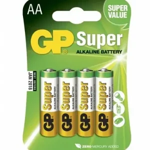AA GP Super LR6 Alkalisk 4-Pakk