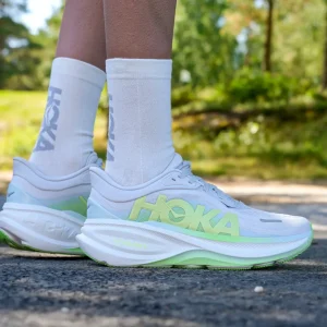 Hoka W CLIFTON PRO WIDE Cosmic Grey / Neon Yuzu