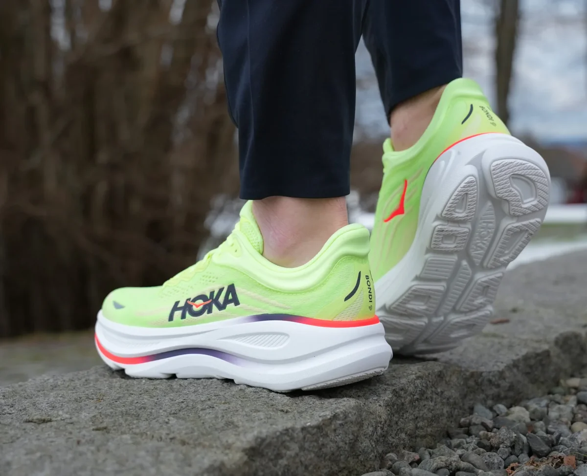 Hoka M BONDI 9 WIDE Neon Yuzu / Sunlight