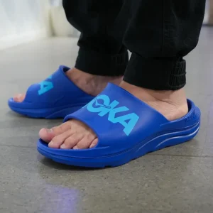 Hoka U ORA ATHLETIC SLIDE Ultramarine / Skyward Blue