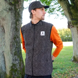 Saysky Reflective Pace Vest Black Aop