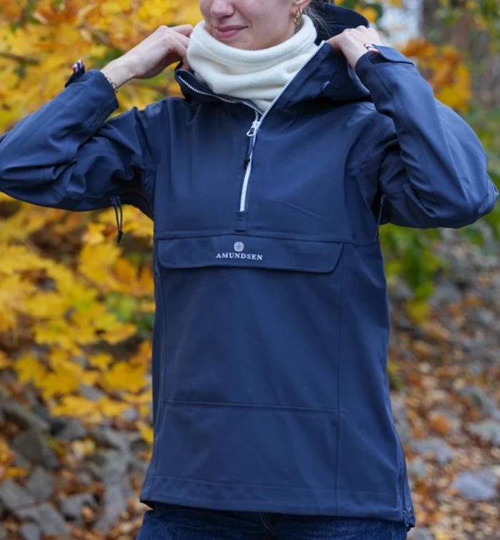 Amundsen Sports Amundsen Peak Anorak Womens Faded Navy - Image 2