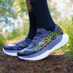 Hoka M ROCKET X TRAIL Squid Ink / Neon Nebula