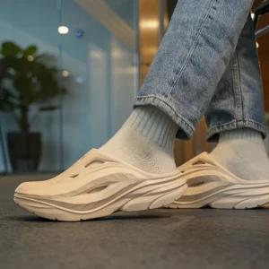 Hoka U ORA RECOVERY MULE Vanilla / Vanilla