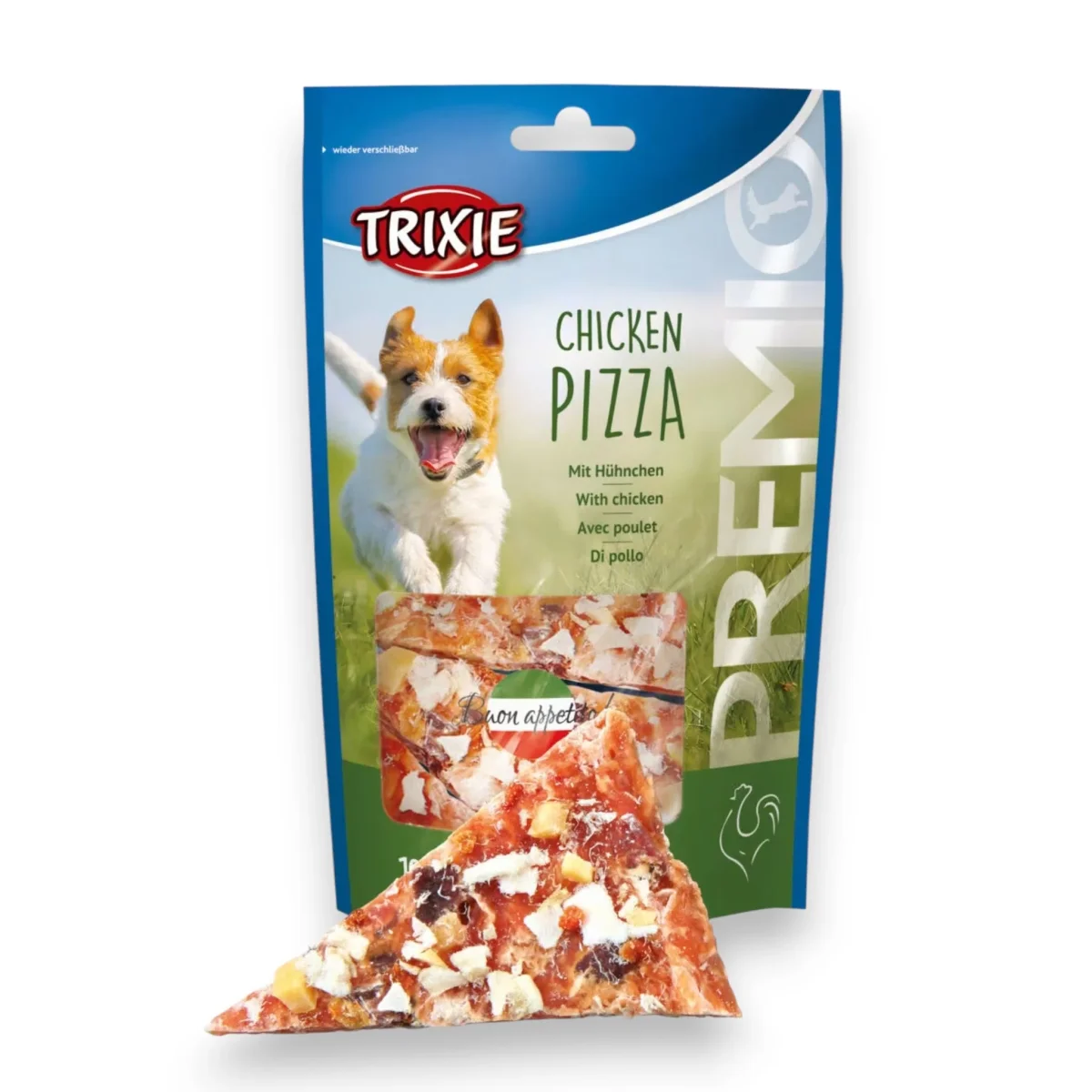 Trixie Chicken Pizza 100 g – myk hundesnack med kylling