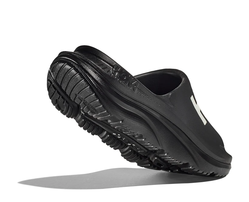 Hoka U ORA ATHLETIC SLIDE Black / White - Image 6