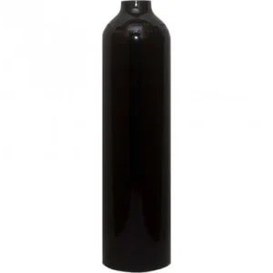 Flaske 2 liter 200bar, alu (sort)